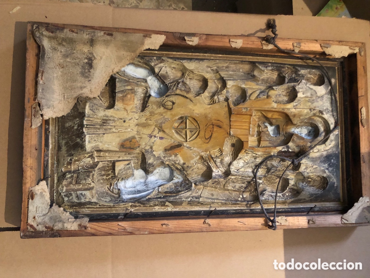 Antig&uuml;edades: Ultima cena en metal plateado - Foto 3