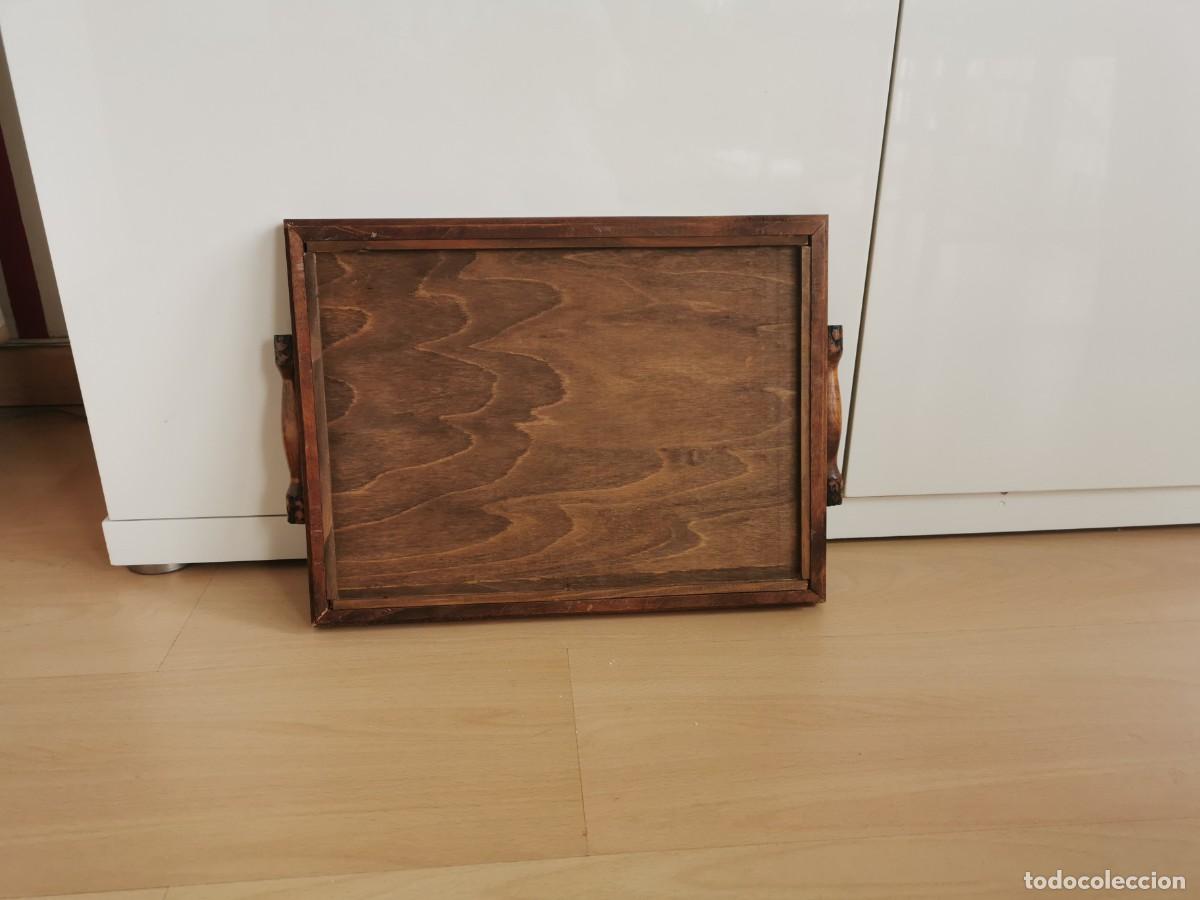 Antig&uuml;edades: BANDEJA ART DECO DE MADERA - Foto 4