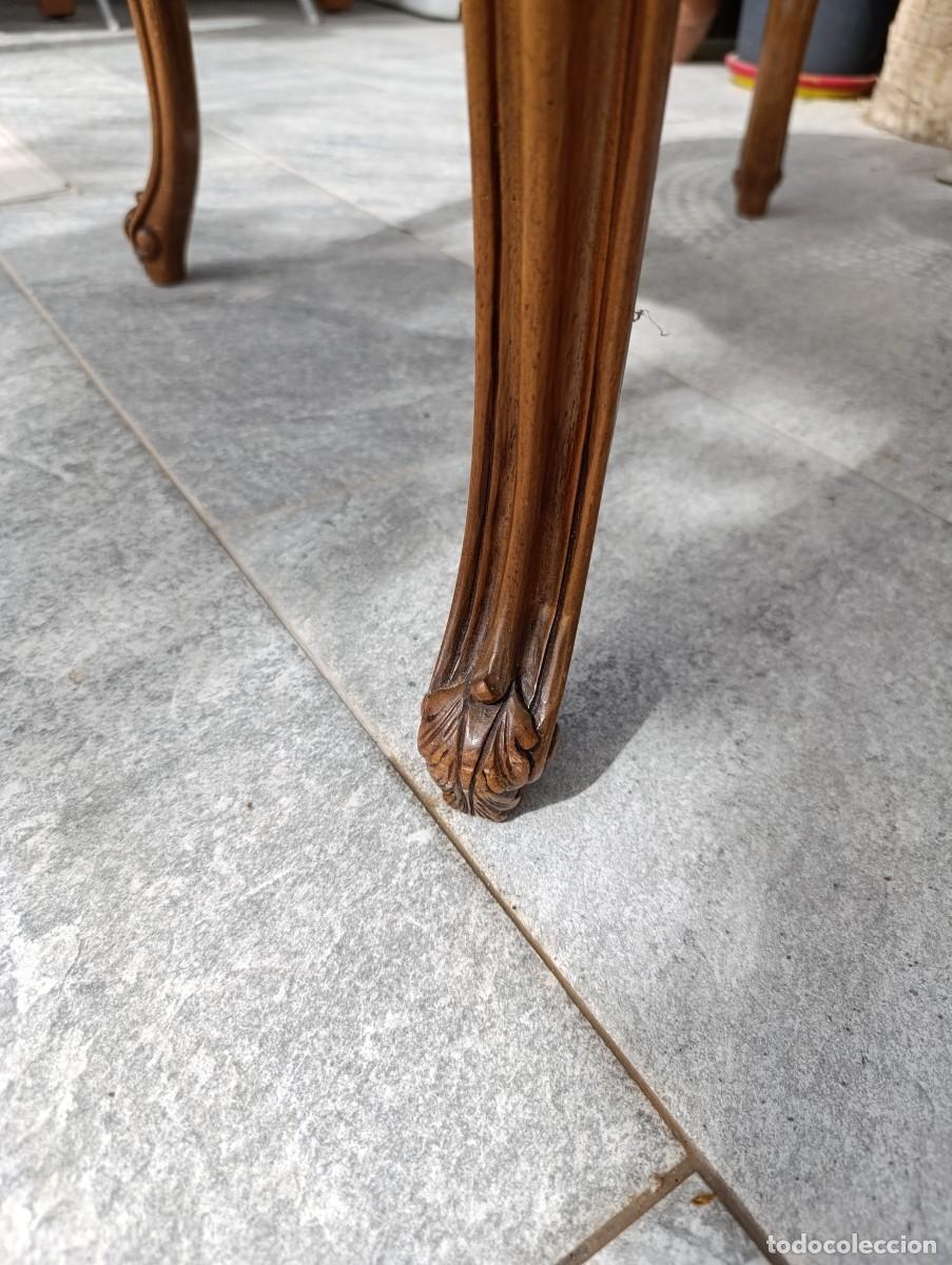 Antig&uuml;edades: Mesa de centro Isabelina de roble y rat&aacute;n de estilo franc&eacute;s - Foto 5