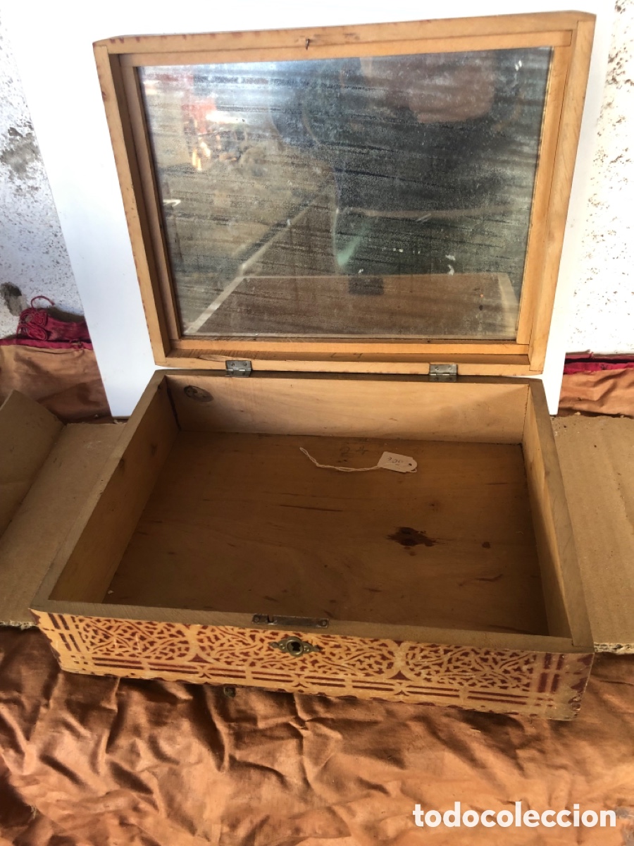 Antig&uuml;edades: CAJA TOCADOR DE MADERA - Foto 4
