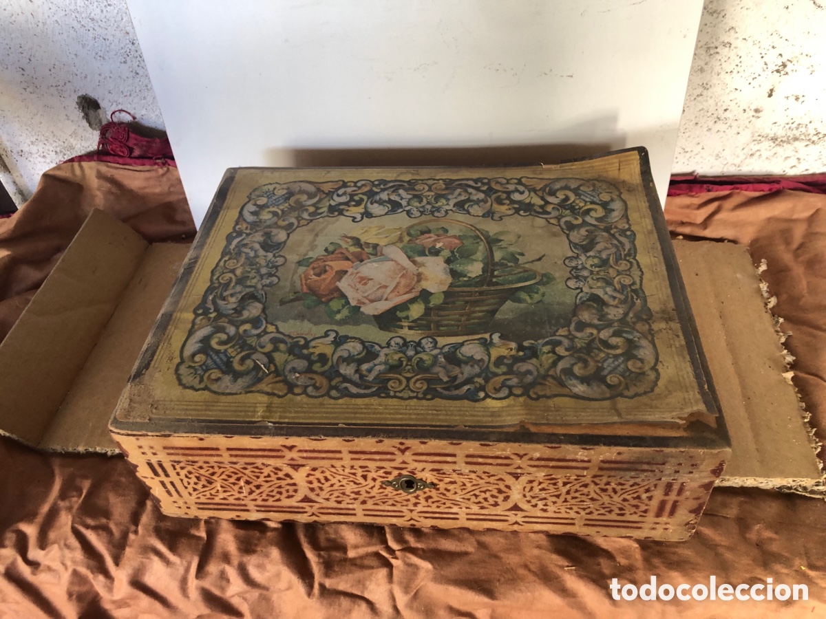 Antig&uuml;edades: CAJA TOCADOR DE MADERA - Foto 1