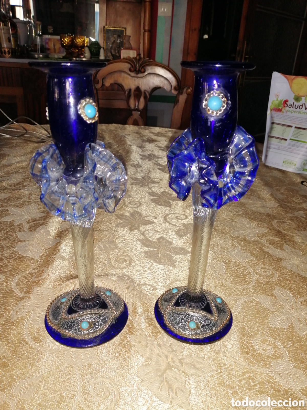 Antig&uuml;edades: Candelabros de Murano - Foto 1
