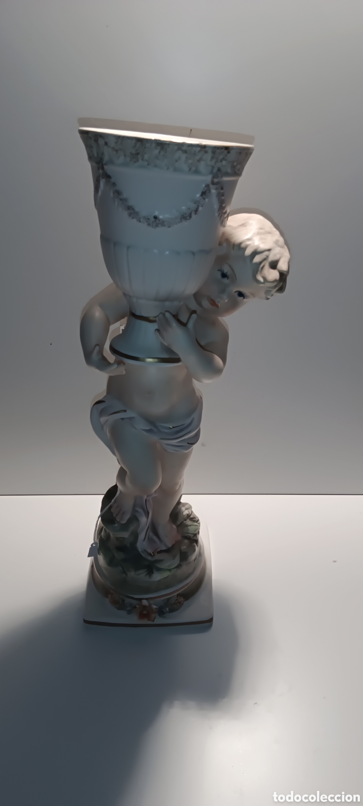 Antig&uuml;edades: Figura porcelana biscuit - Foto 1