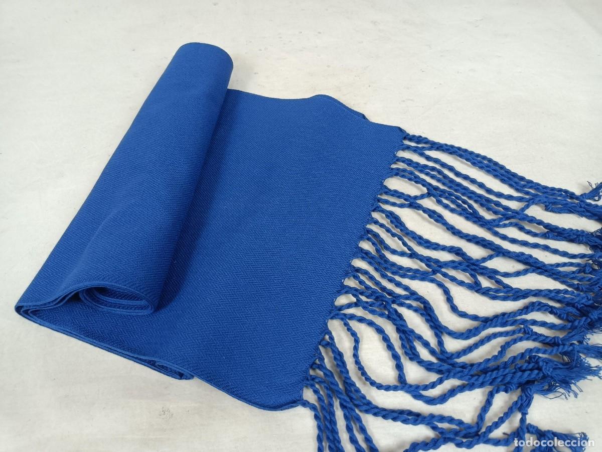 Antig&uuml;edades: FAJA AZUL DE ALGOD&Oacute;N - Foto 1