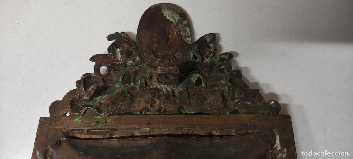 Antig&uuml;edades: ANTIGUO CANDELABRO CON ESPEJO BISELADO - Foto 6