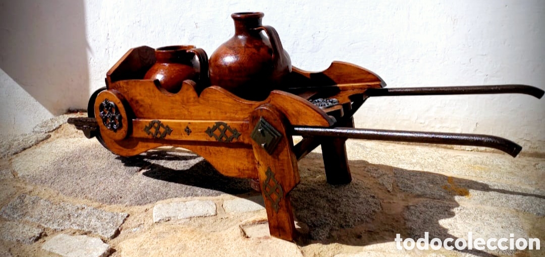 Antig&uuml;edades: Carro de Agua con c&aacute;ntaros de barro - Foto 4