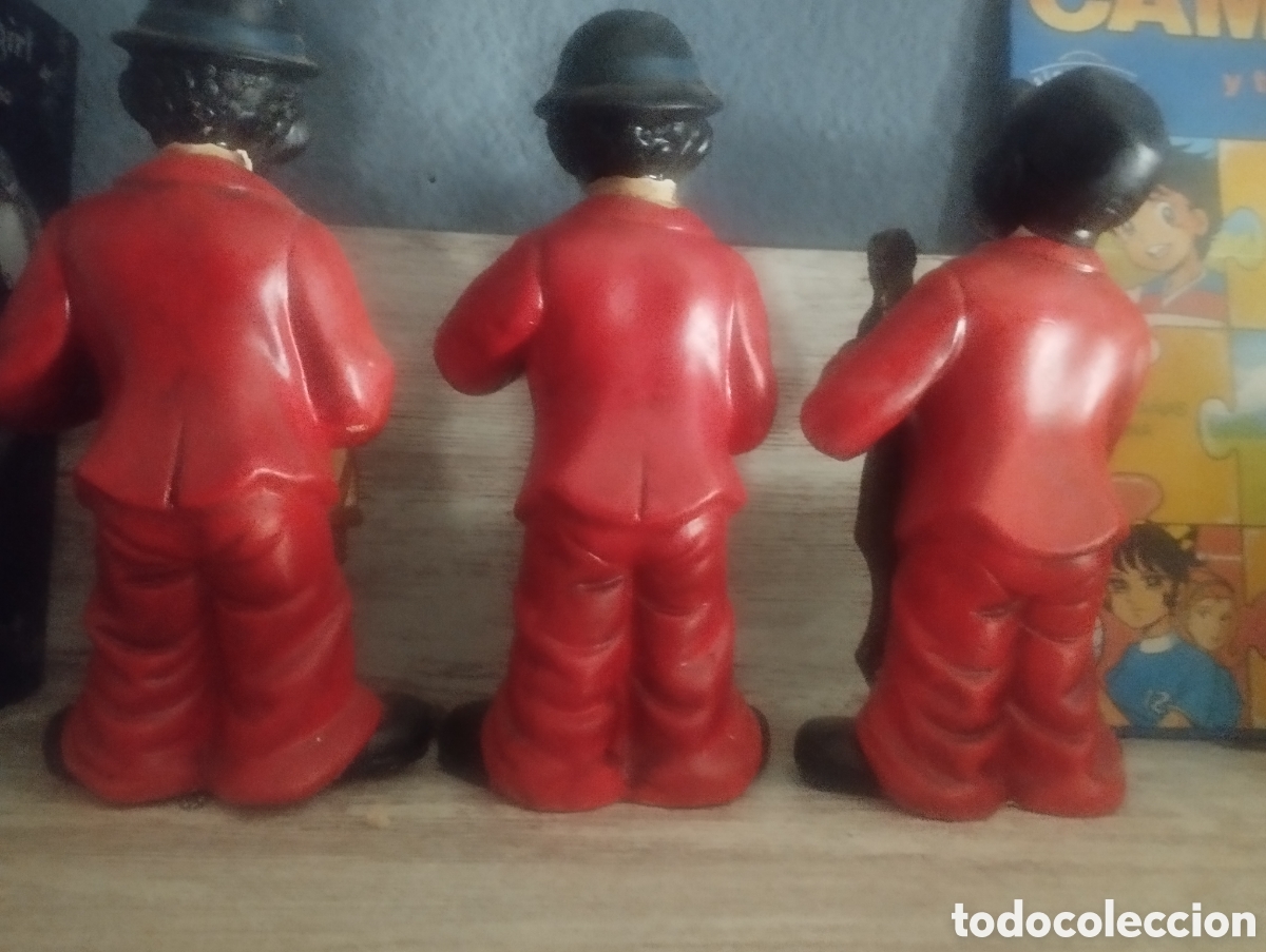 trio musicos negros de jazz de porcelana 22cm - Compra venta en  todocoleccion