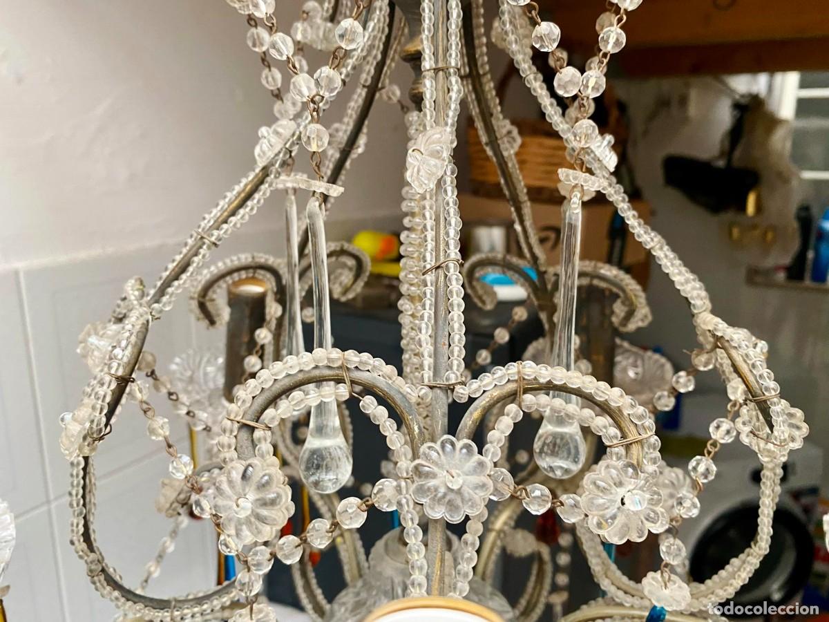 Antig&uuml;edades: majestuosa l&aacute;mpara de Murano - Foto 2
