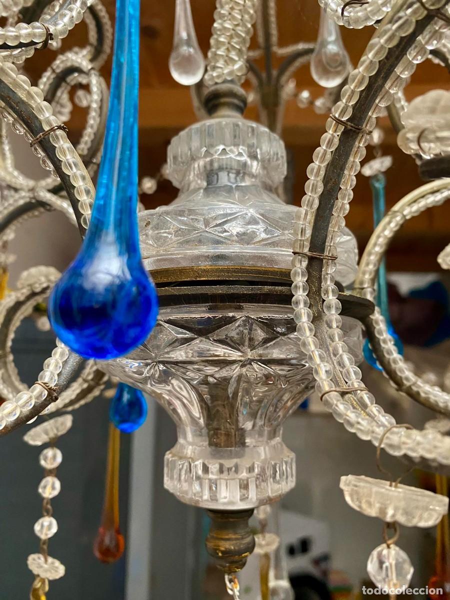 Antig&uuml;edades: majestuosa l&aacute;mpara de Murano - Foto 10