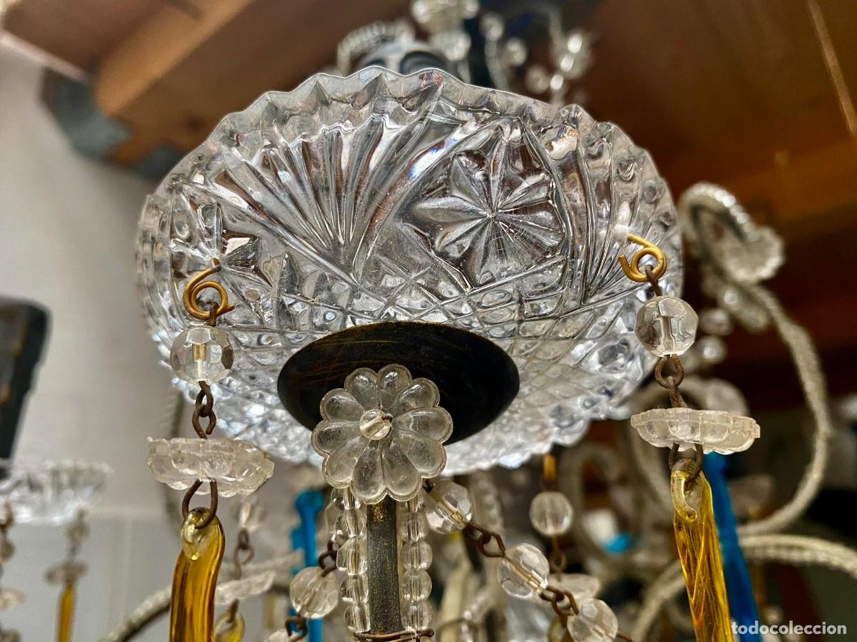 Antig&uuml;edades: majestuosa l&aacute;mpara de Murano - Foto 11