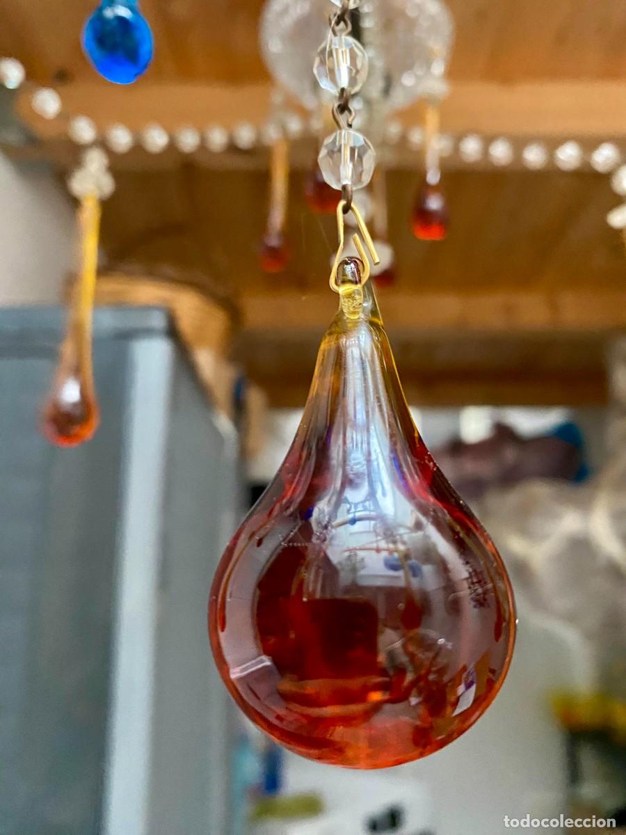 Antig&uuml;edades: majestuosa l&aacute;mpara de Murano - Foto 14