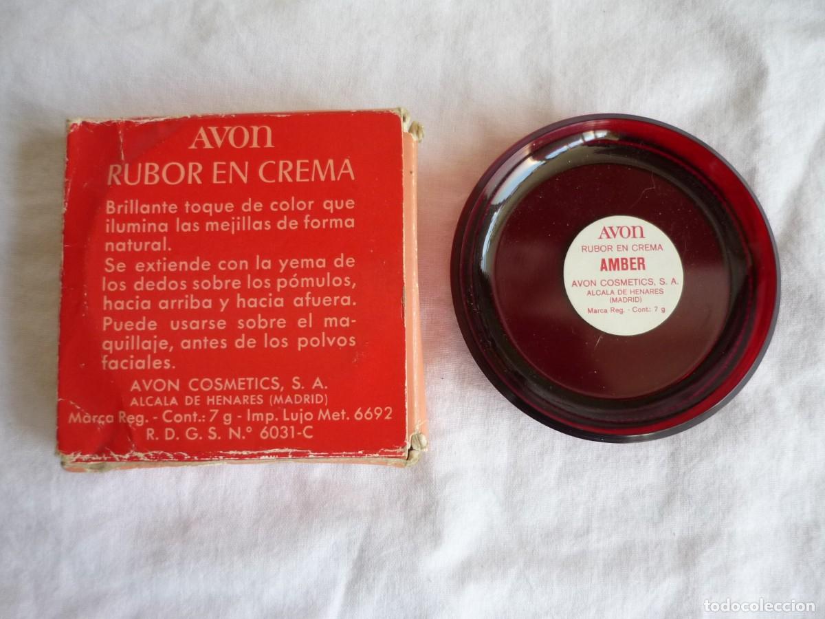 Antig&uuml;edades: Rubor en crema de Avon Amber, pr&aacute;cticamente si uso - Foto 3