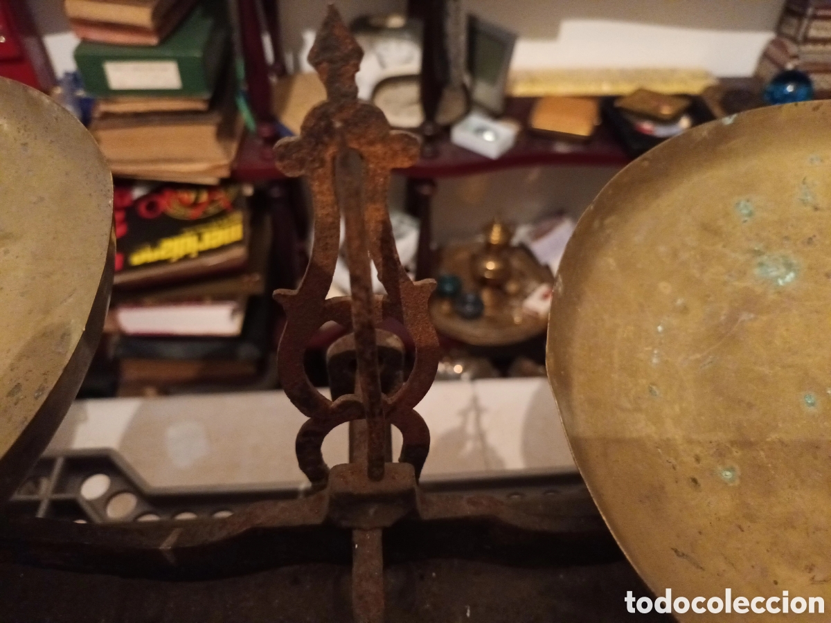 Antig&uuml;edades: balanza com pesas - Foto 5