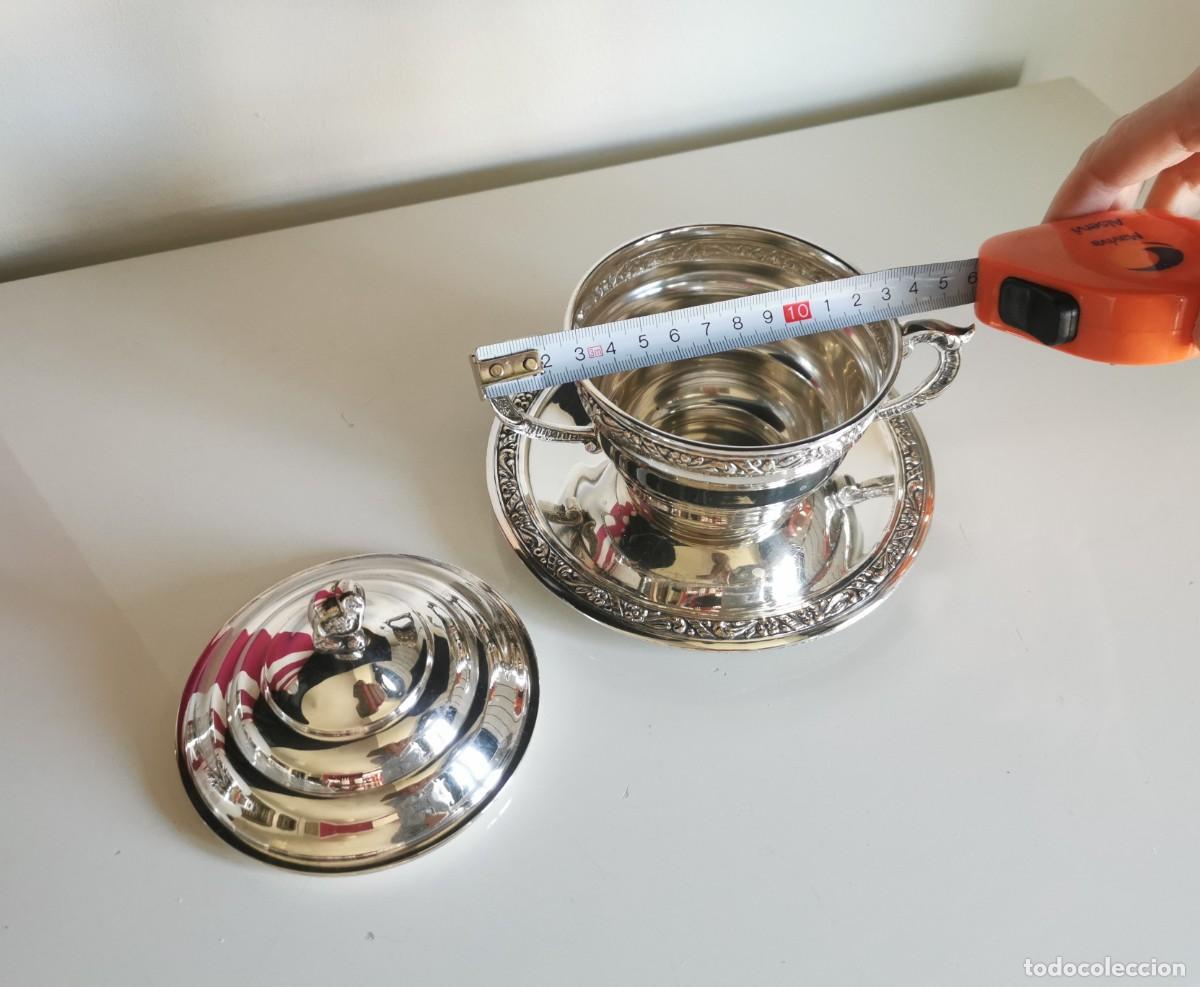 Antig&uuml;edades: AZUCARERO Y TAZAS ANTIGUAS - OPALINA - Foto 10
