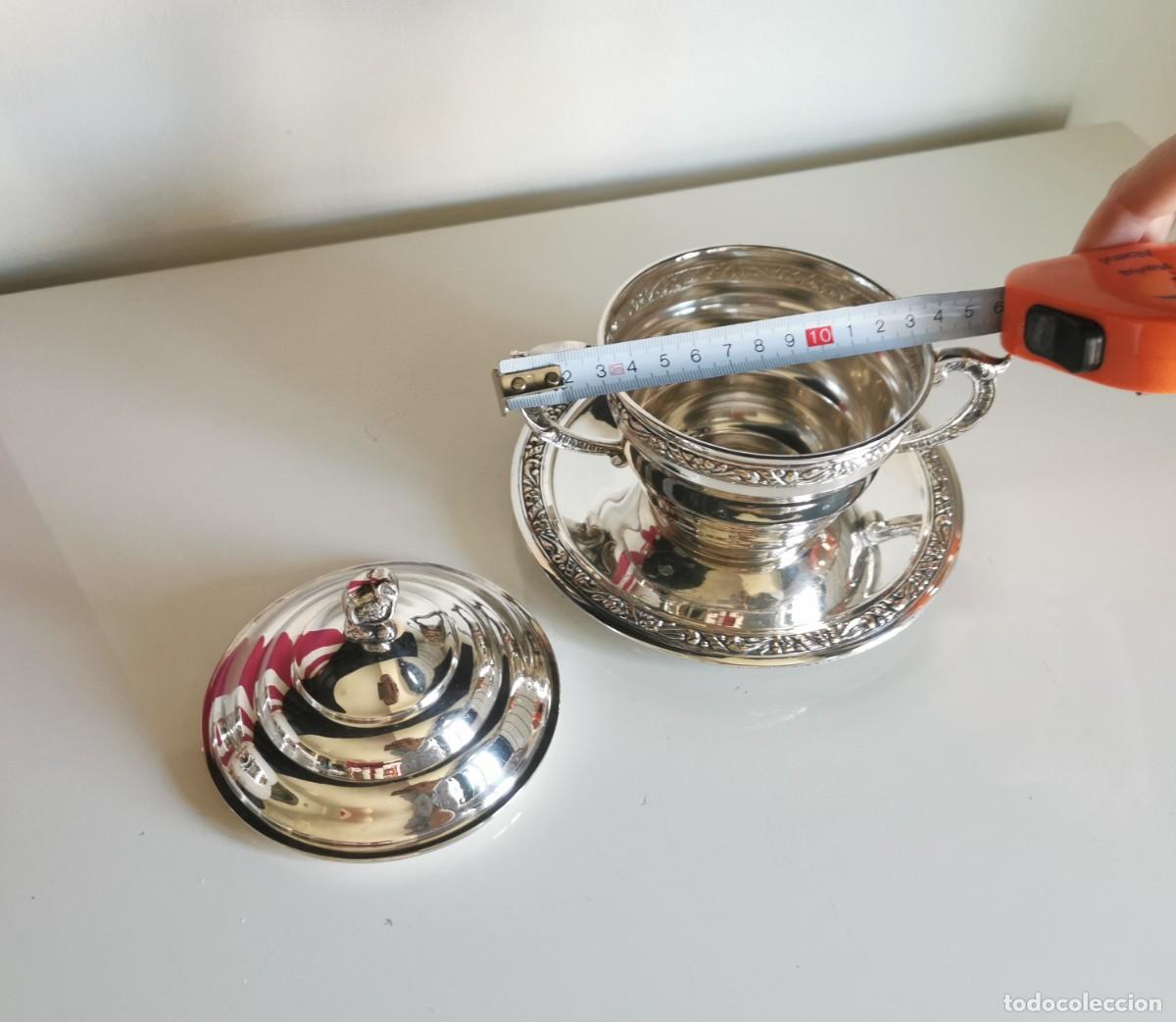 Antig&uuml;edades: AZUCARERO Y TAZAS ANTIGUAS - OPALINA - Foto 11
