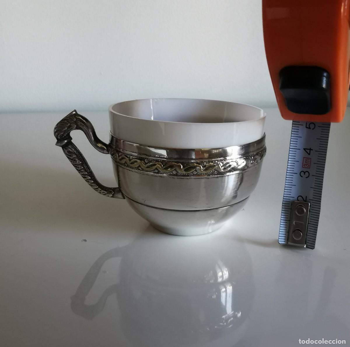 Antig&uuml;edades: AZUCARERO Y TAZAS ANTIGUAS - OPALINA - Foto 16