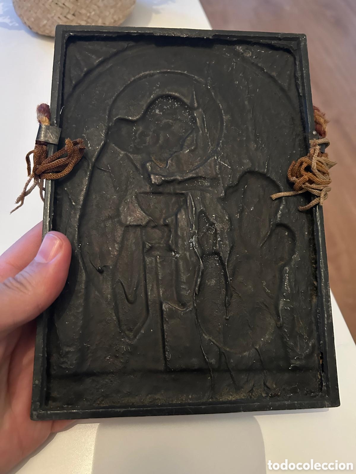 Antig&uuml;edades: Chapa tipo escapulario religiosa - Foto 3