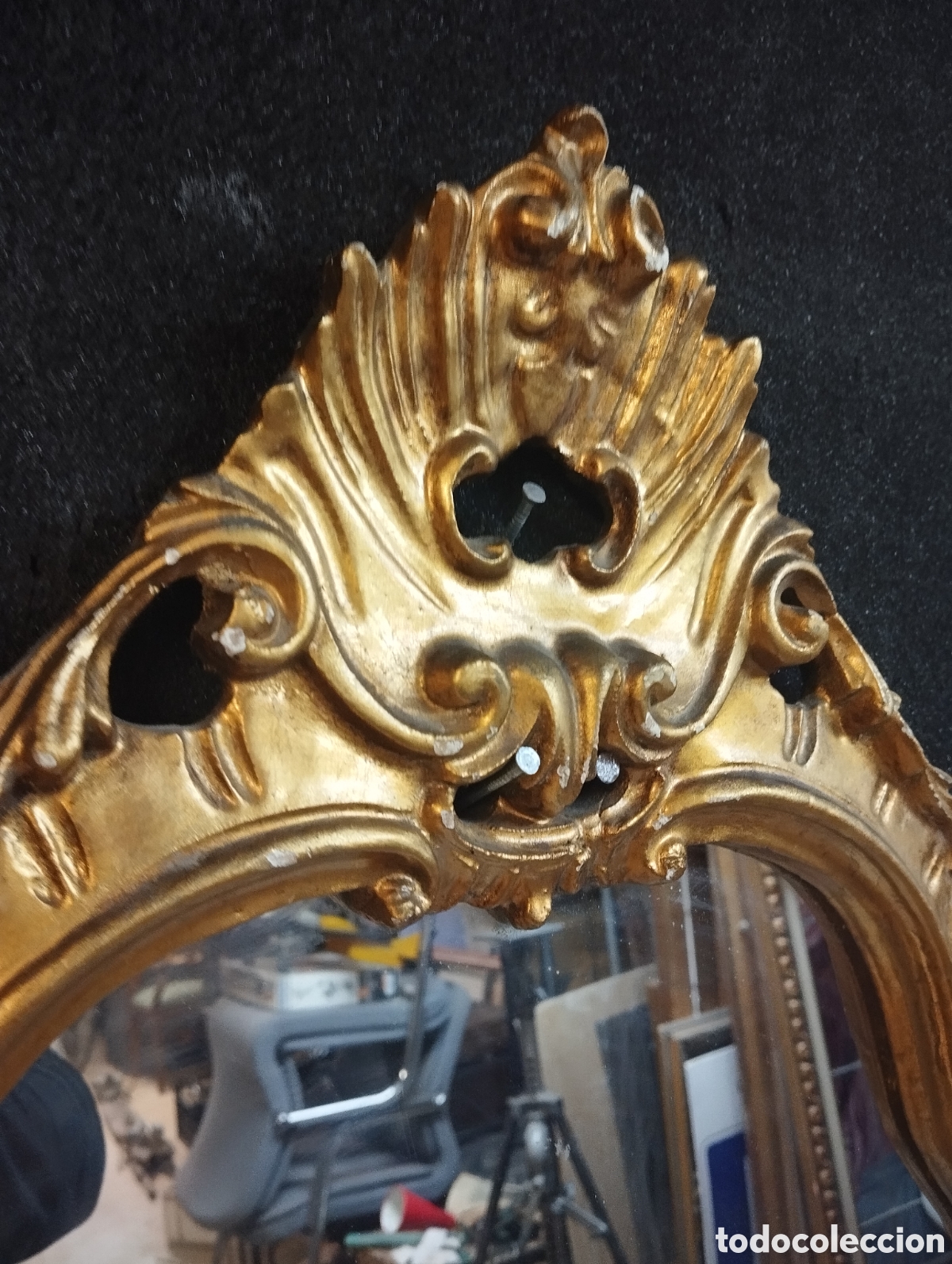 Antig&uuml;edades: cornucopia en pan de oro 50x86 - Foto 4