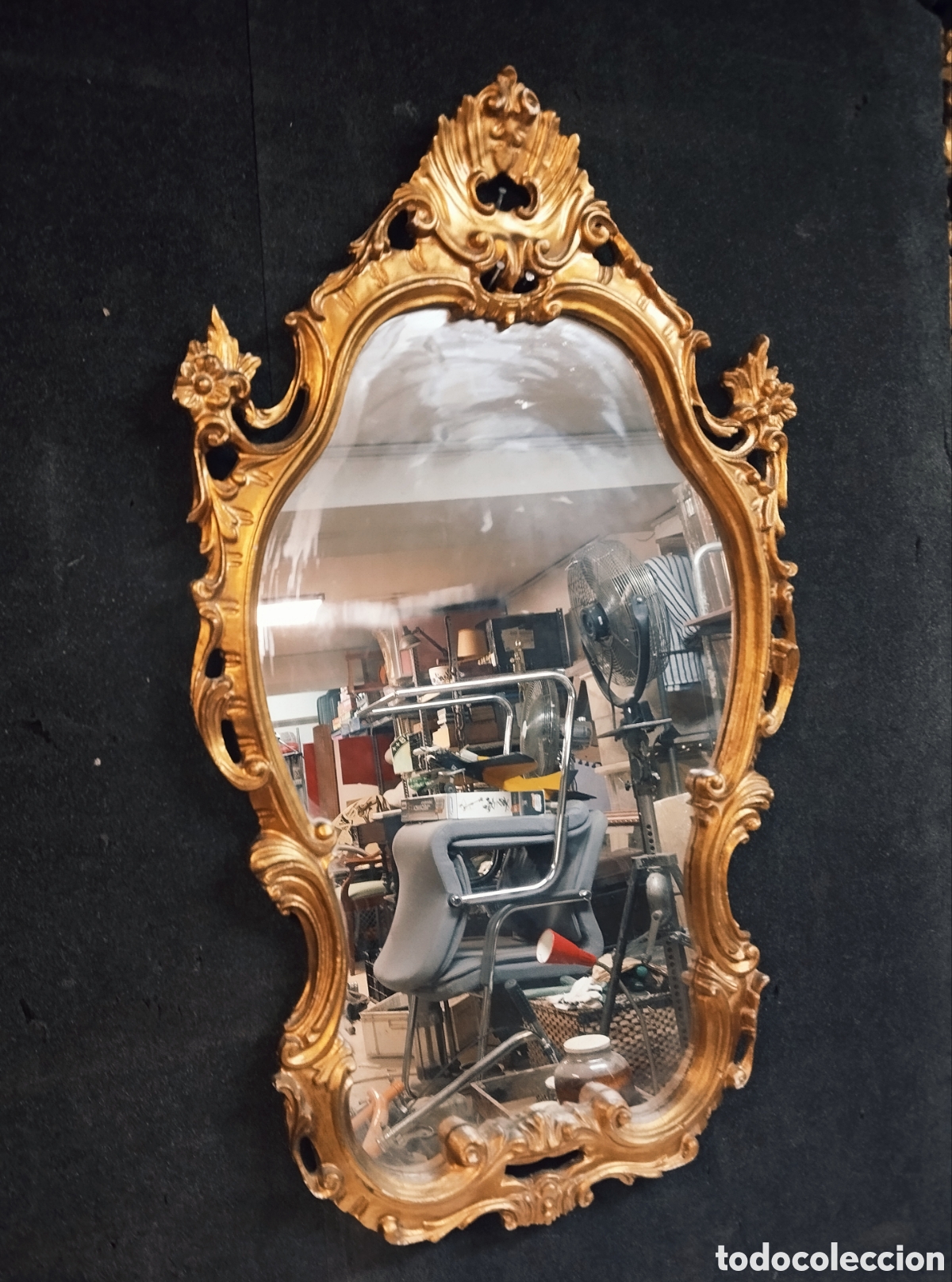 Antig&uuml;edades: cornucopia en pan de oro 50x86 - Foto 2