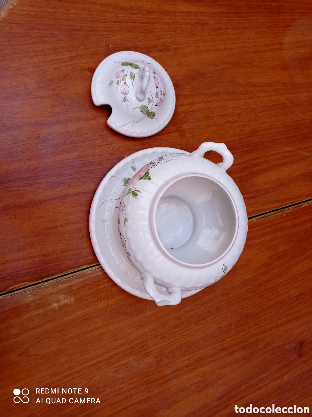 Antig&uuml;edades: Sopera de porcelana portuguesa - Foto 2