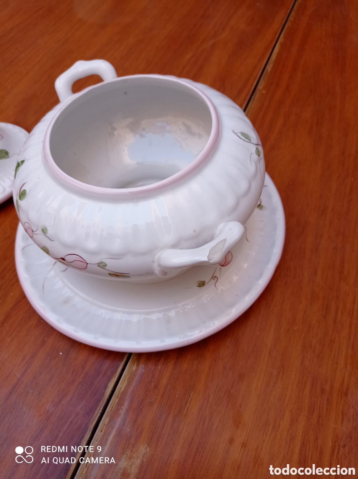 Antig&uuml;edades: Sopera de porcelana portuguesa - Foto 3