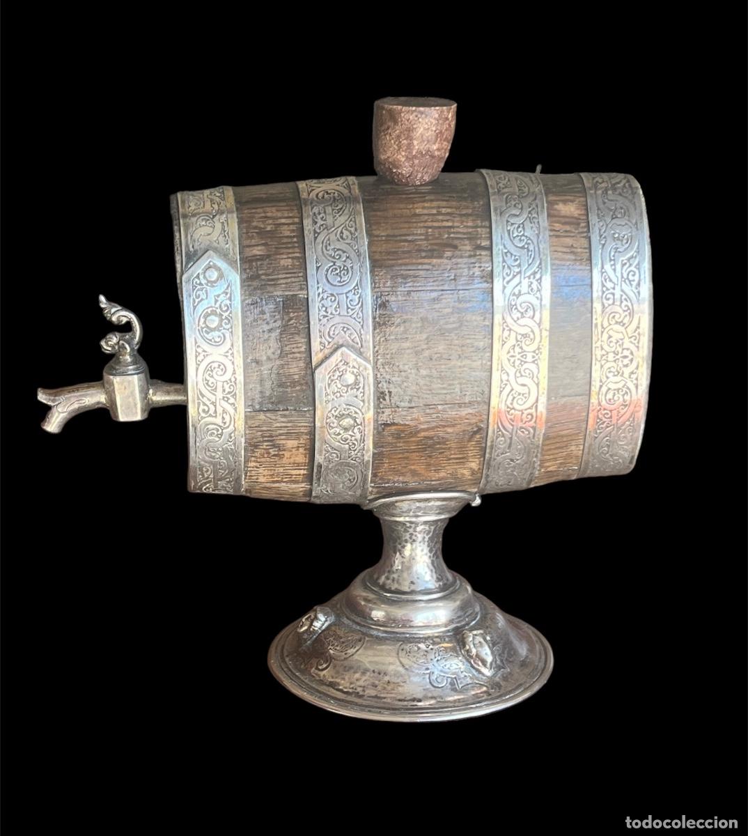 Antig&uuml;edades: BARRIL DE PLATA PRINCPIOS DEL SIGLO XX. - Foto 2