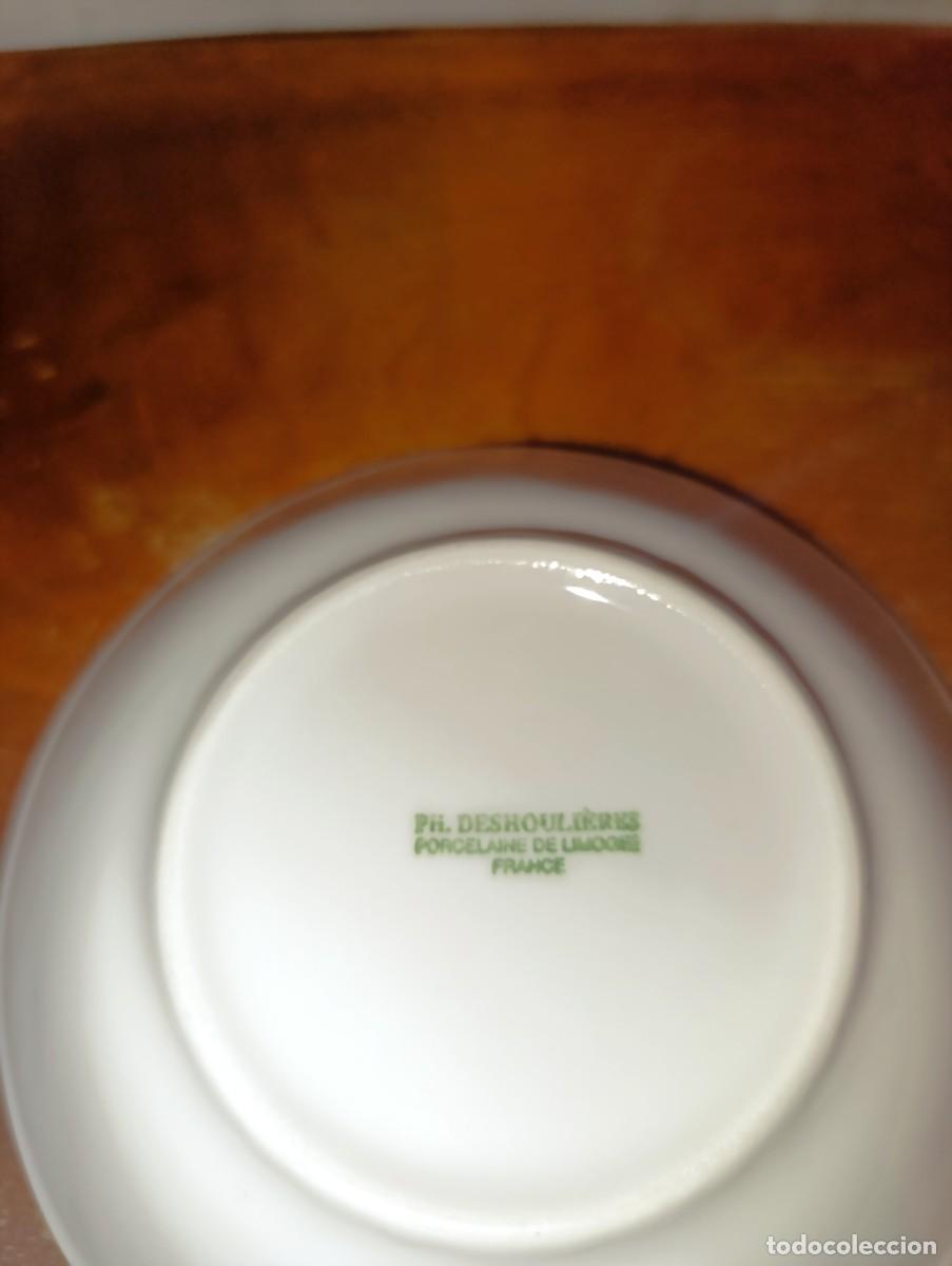 Antig&uuml;edades: cuenco de porcelana Limoges - Foto 5