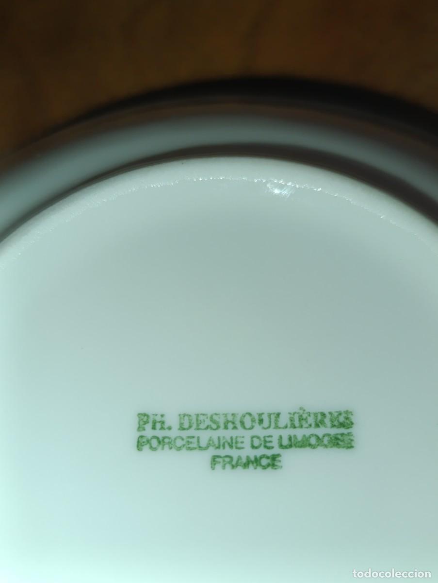 Antig&uuml;edades: cuenco de porcelana Limoges - Foto 6