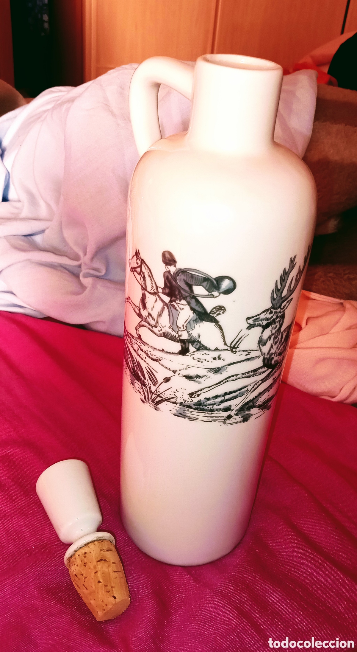 Antig&uuml;edades: Botella de porcelana CP LIMOGES - Foto 1