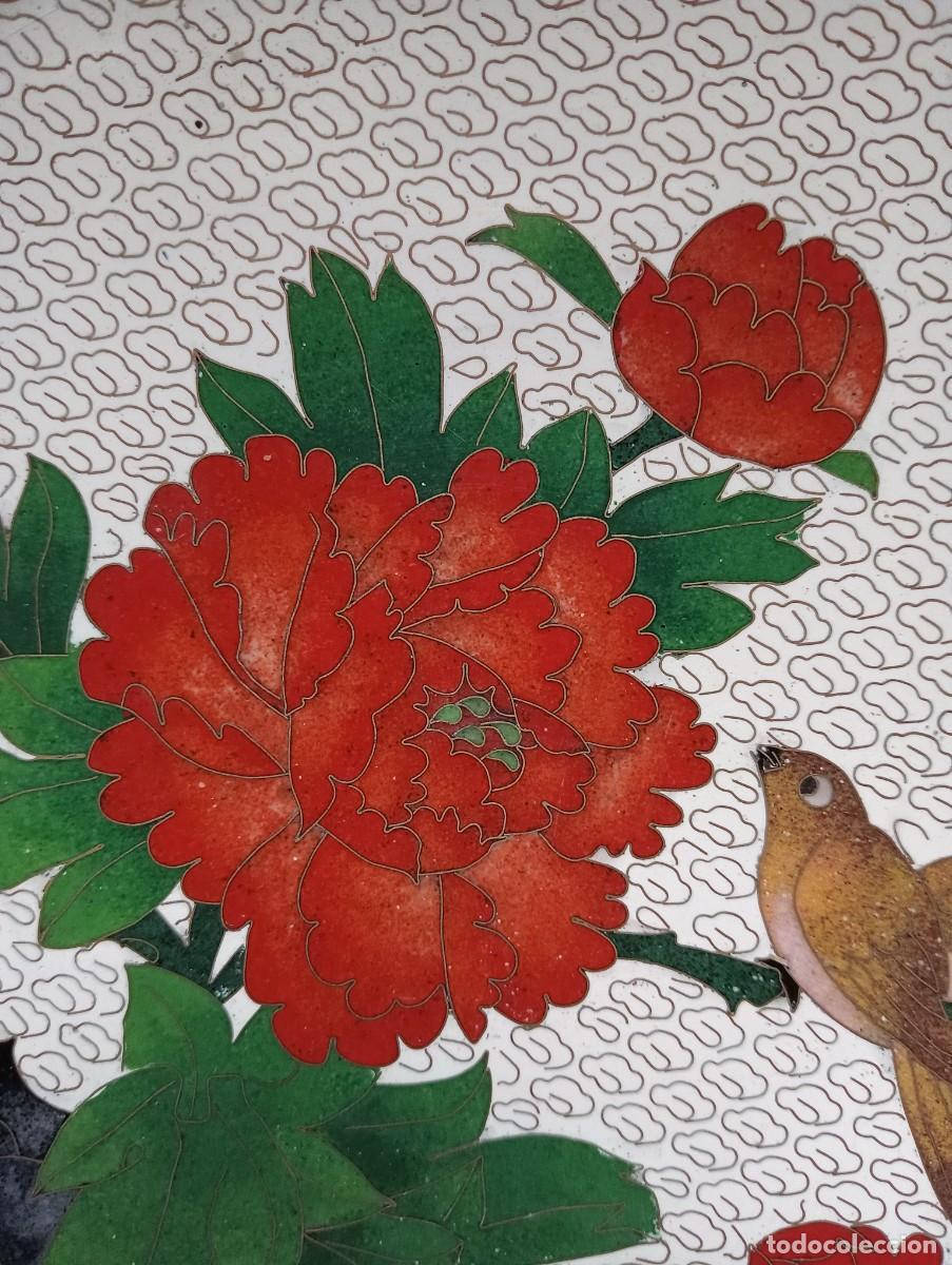 Antig&uuml;edades: Plato de cloisonn&eacute;. China - Foto 3