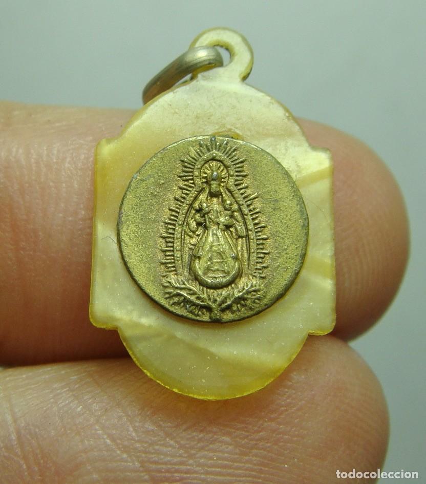 Antig&uuml;edades: Medalla religiosa. Virgen. - Foto 1
