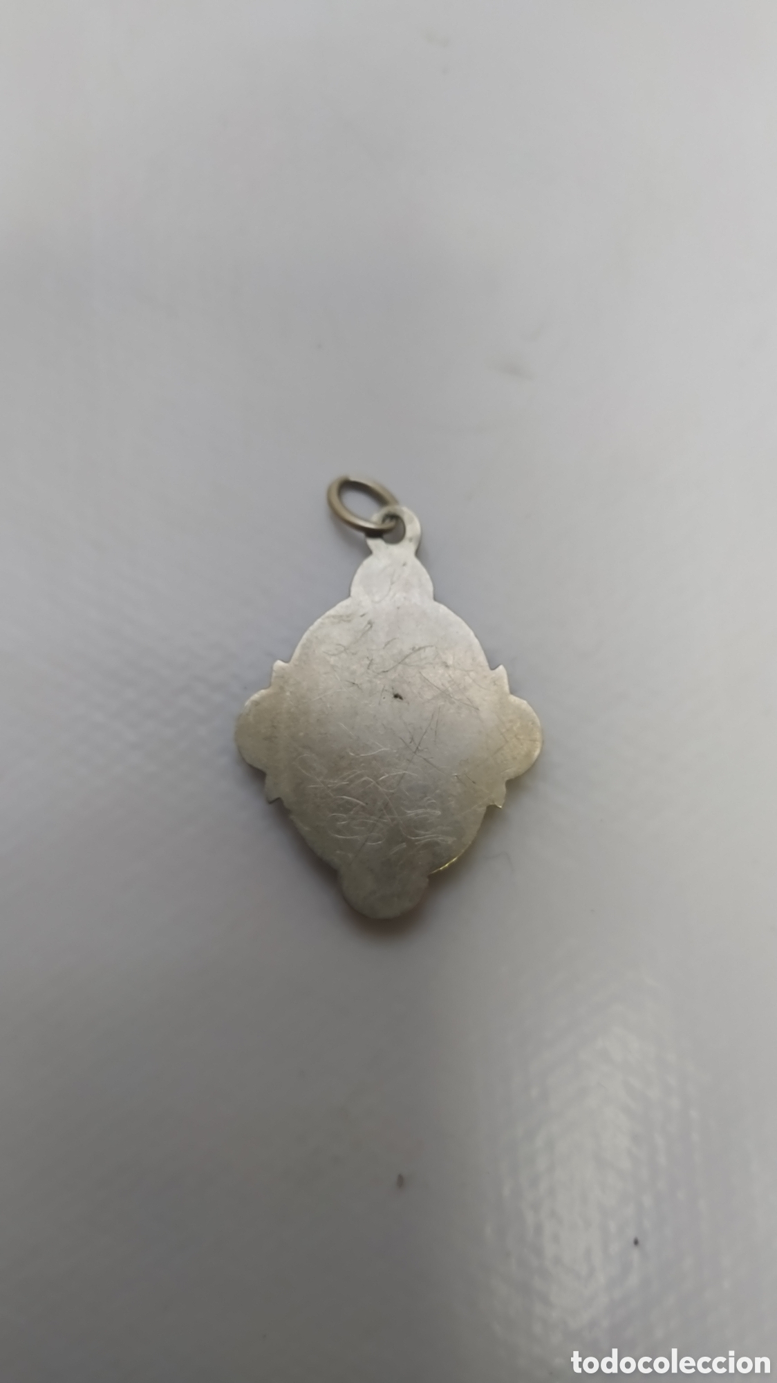 Antig&uuml;edades: Antigua medalla de plata Inmaculada. - Foto 3