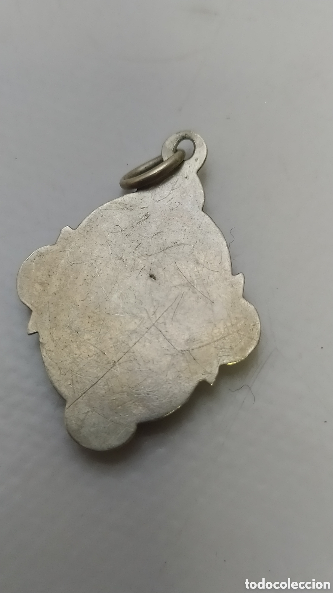 Antig&uuml;edades: Antigua medalla de plata Inmaculada. - Foto 5