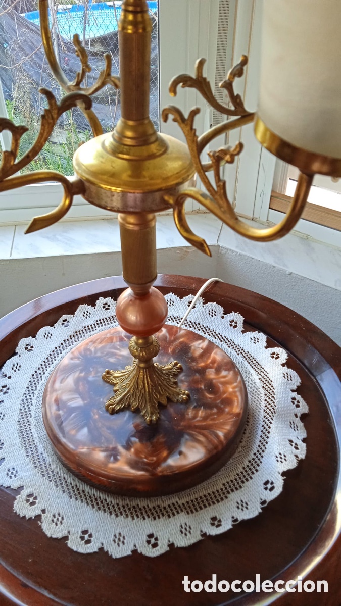 Antig&uuml;edades: L&aacute;mpara de Mesa - Foto 1