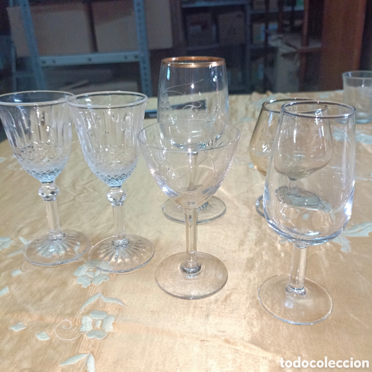 Antig&uuml;edades: 6 mini copas copitas peque&ntilde;as - Foto 1