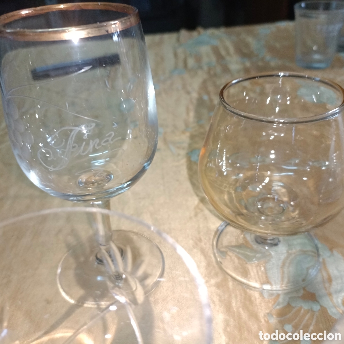 Antig&uuml;edades: 6 mini copas copitas peque&ntilde;as - Foto 2