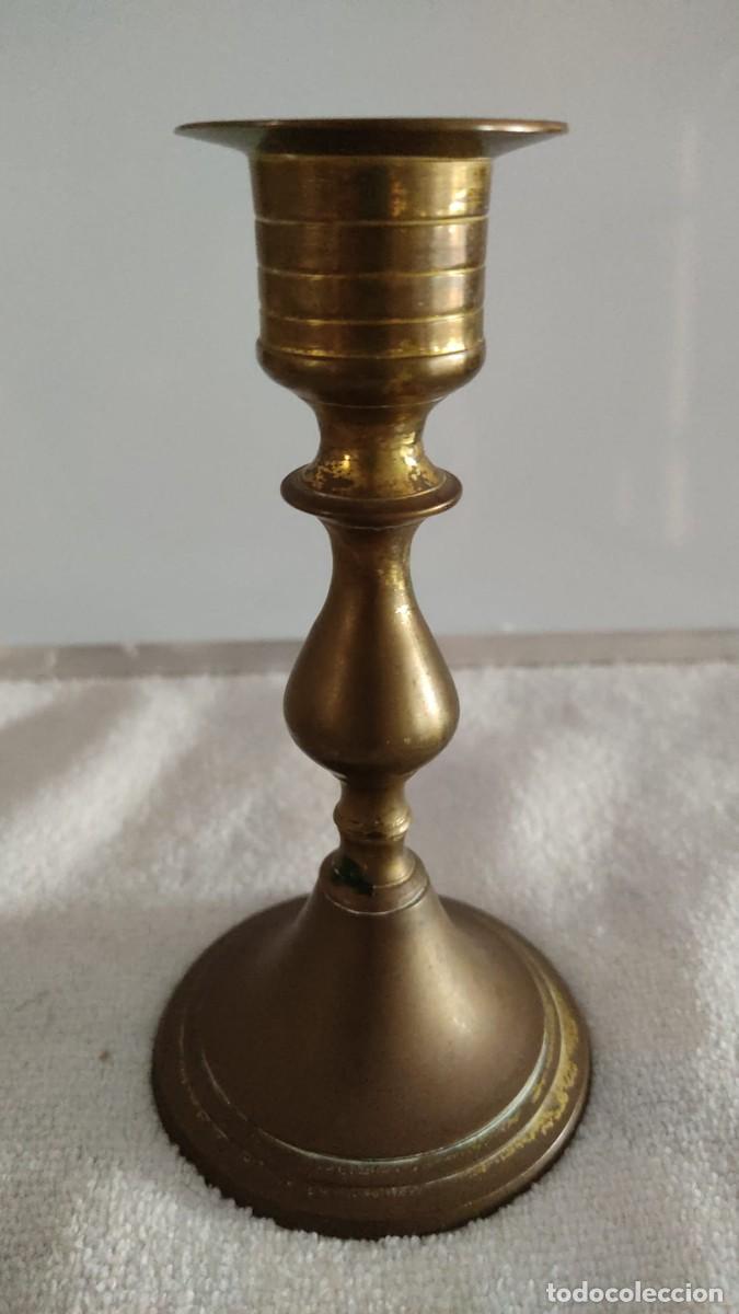Antig&uuml;edades: CANDELABRO DE COBRE. - Foto 3