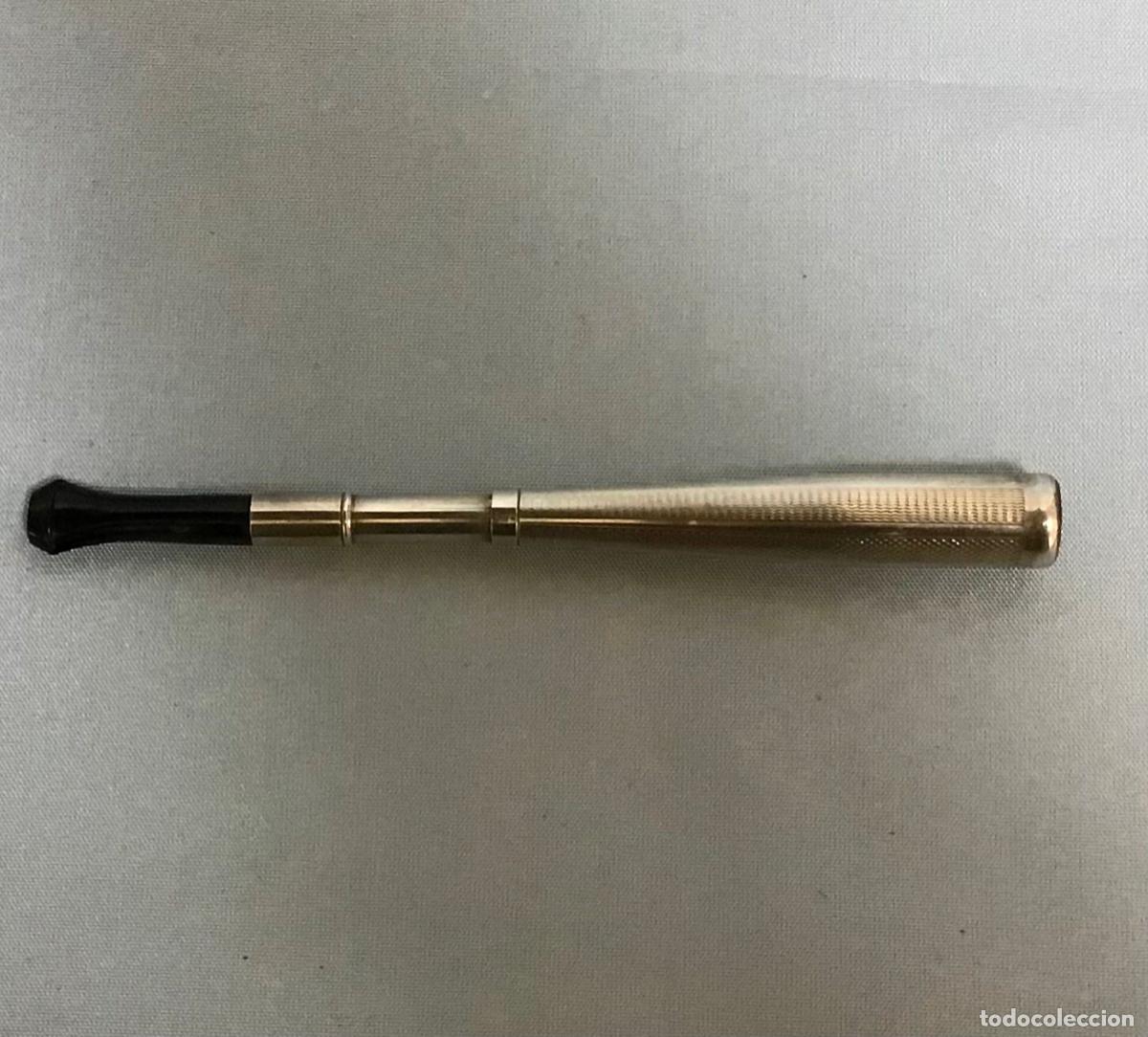 Antig&uuml;edades: BOQUILLA PARA CIGARRILLOS DE PLATA - Foto 1