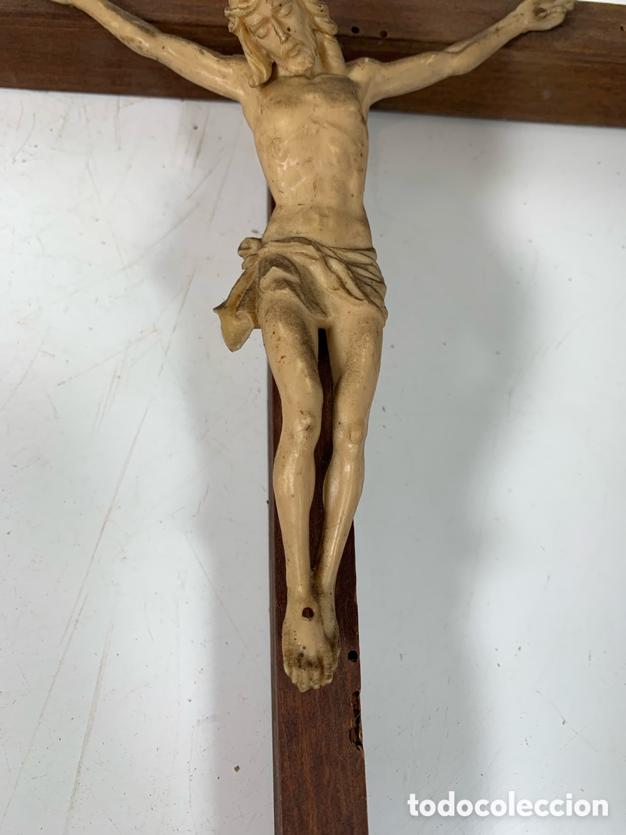 Antig&uuml;edades: 01_ Crucifijo de pared - Foto 4