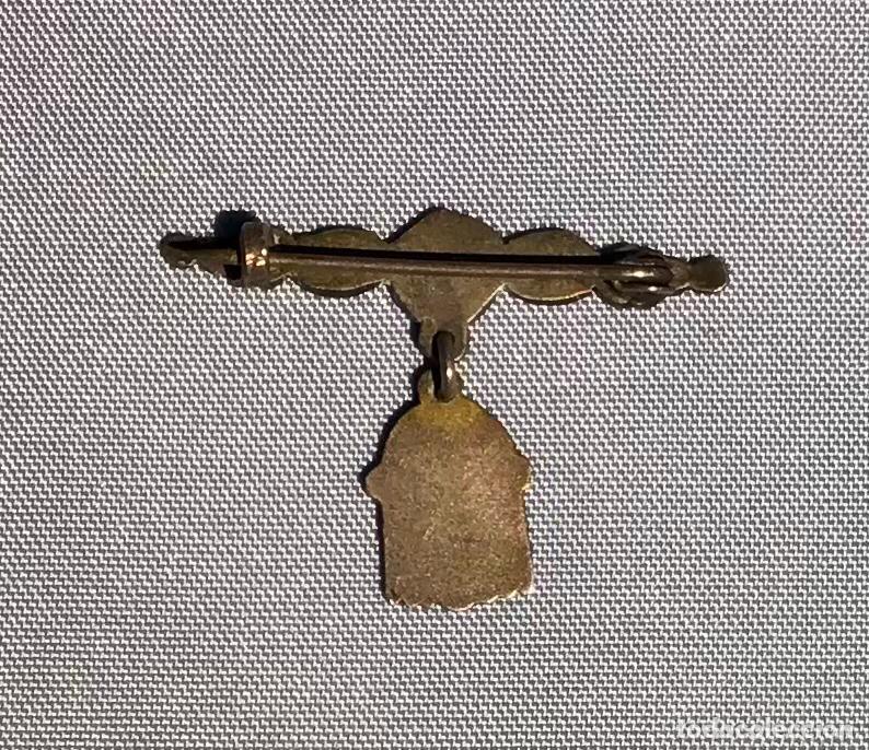 Antig&uuml;edades: BROCHE CON MEDALLA, PLATA - Foto 2