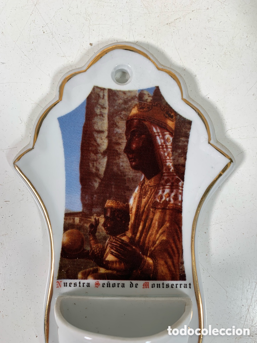 Antig&uuml;edades: 01_ Benditera Nuestra Se&ntilde;ora de Montserrat - Foto 2