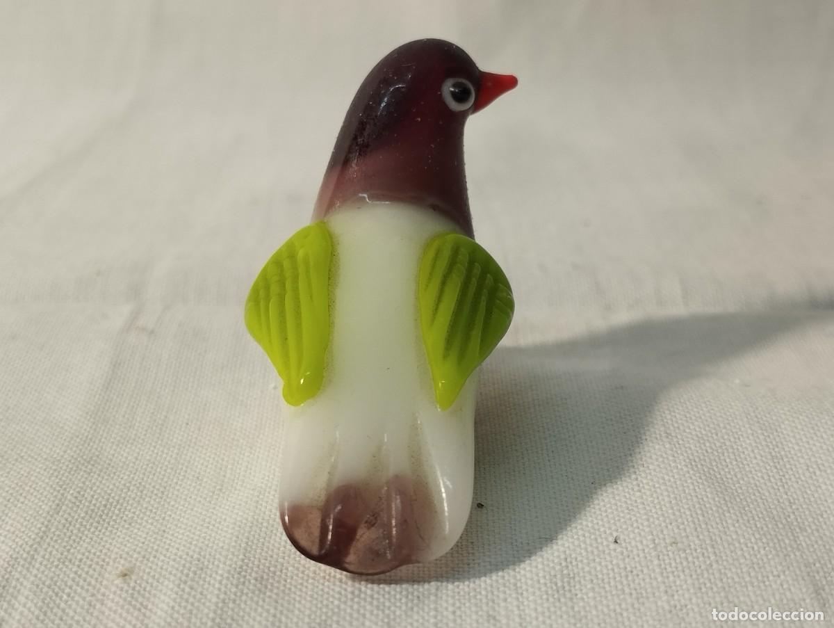 Antig&uuml;edades: P&Aacute;JARO DE CRISTAL DE MURANO - Foto 2