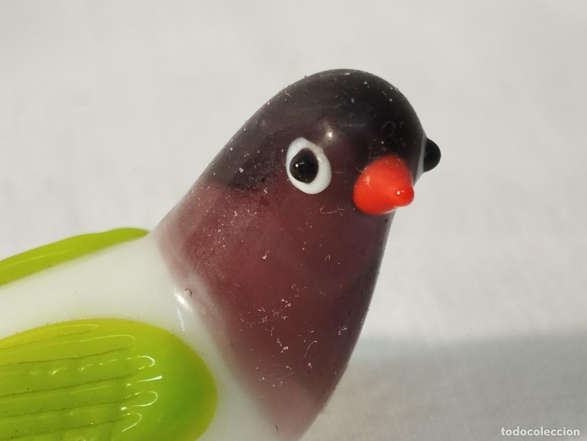 Antig&uuml;edades: P&Aacute;JARO DE CRISTAL DE MURANO - Foto 5