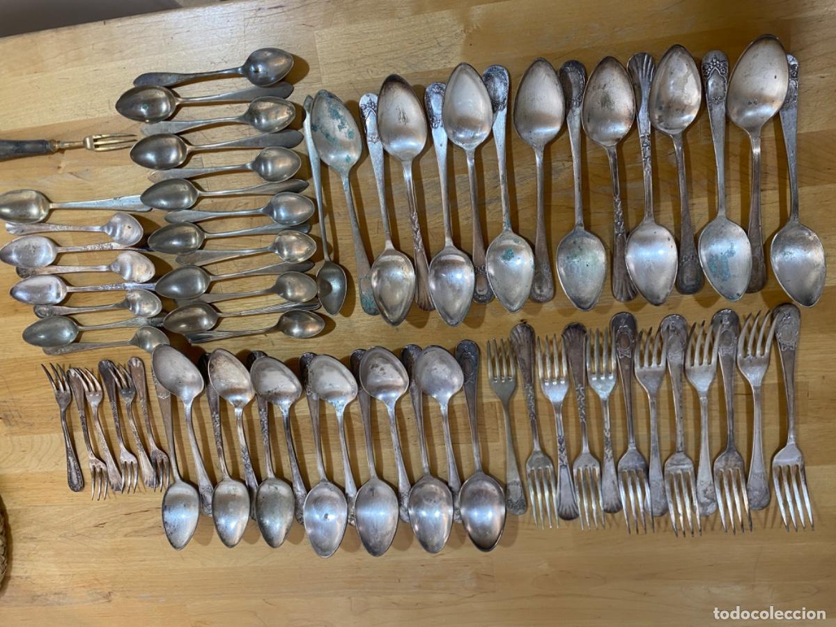 Antig&uuml;edades: Gran cuberteria variada - Foto 2