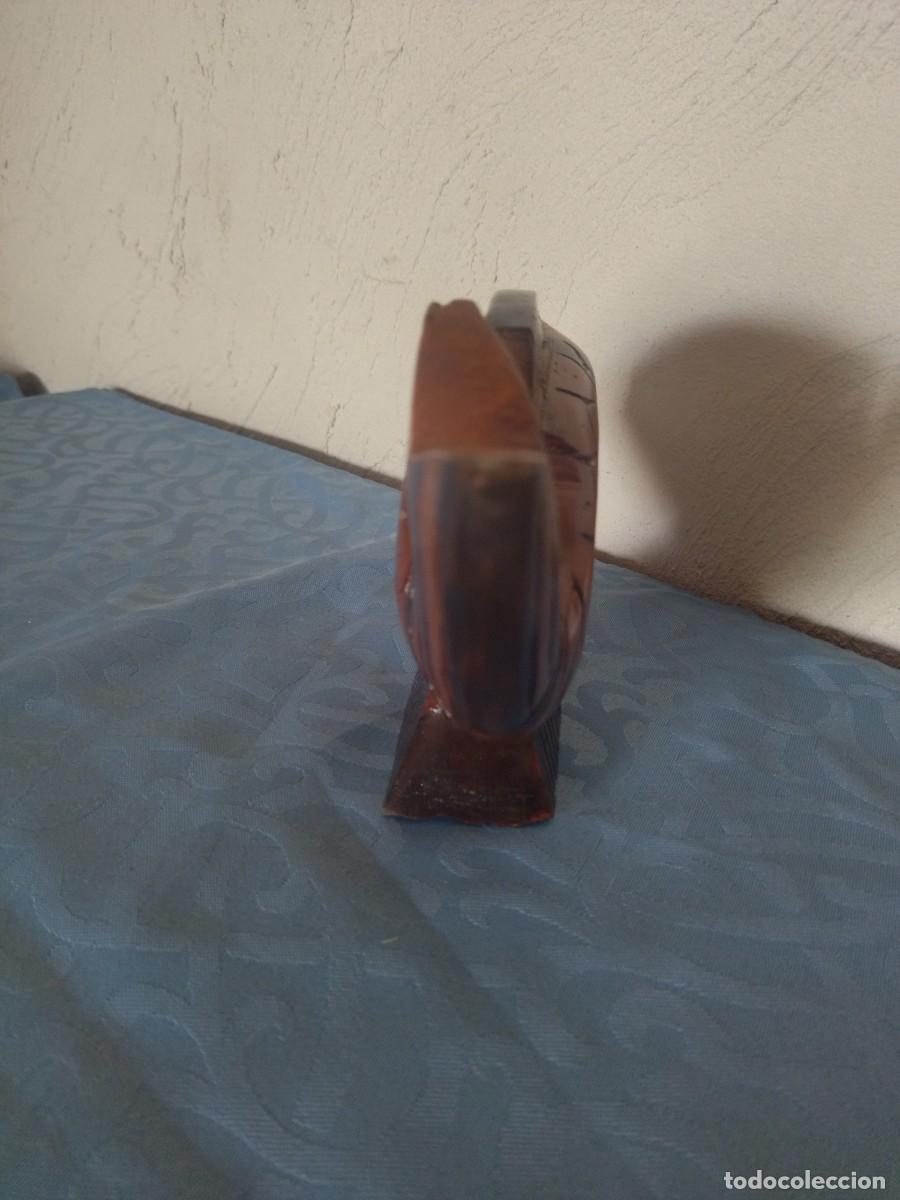 Antig&uuml;edades: Bonito pez tallado en madera. - Foto 7