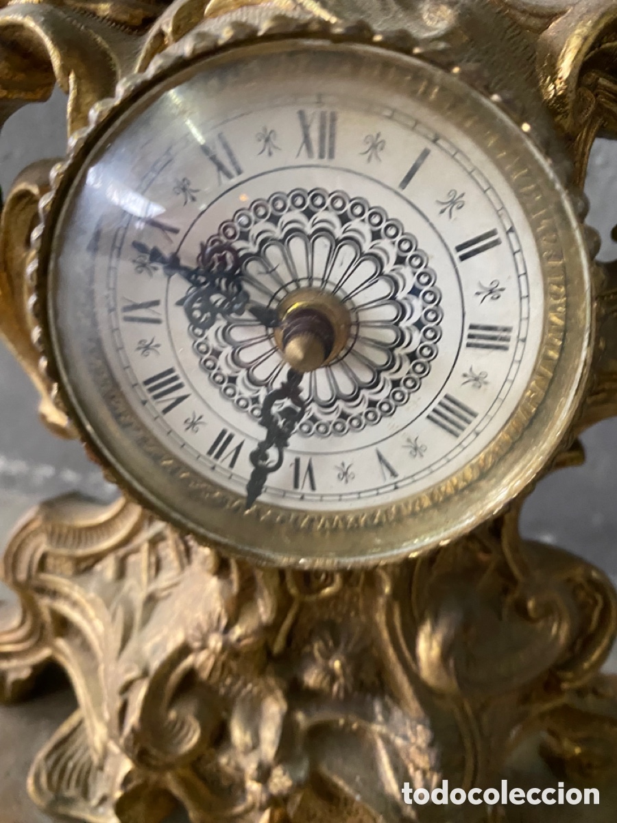 Antig&uuml;edades: Reloj antiguo de metal - Foto 4