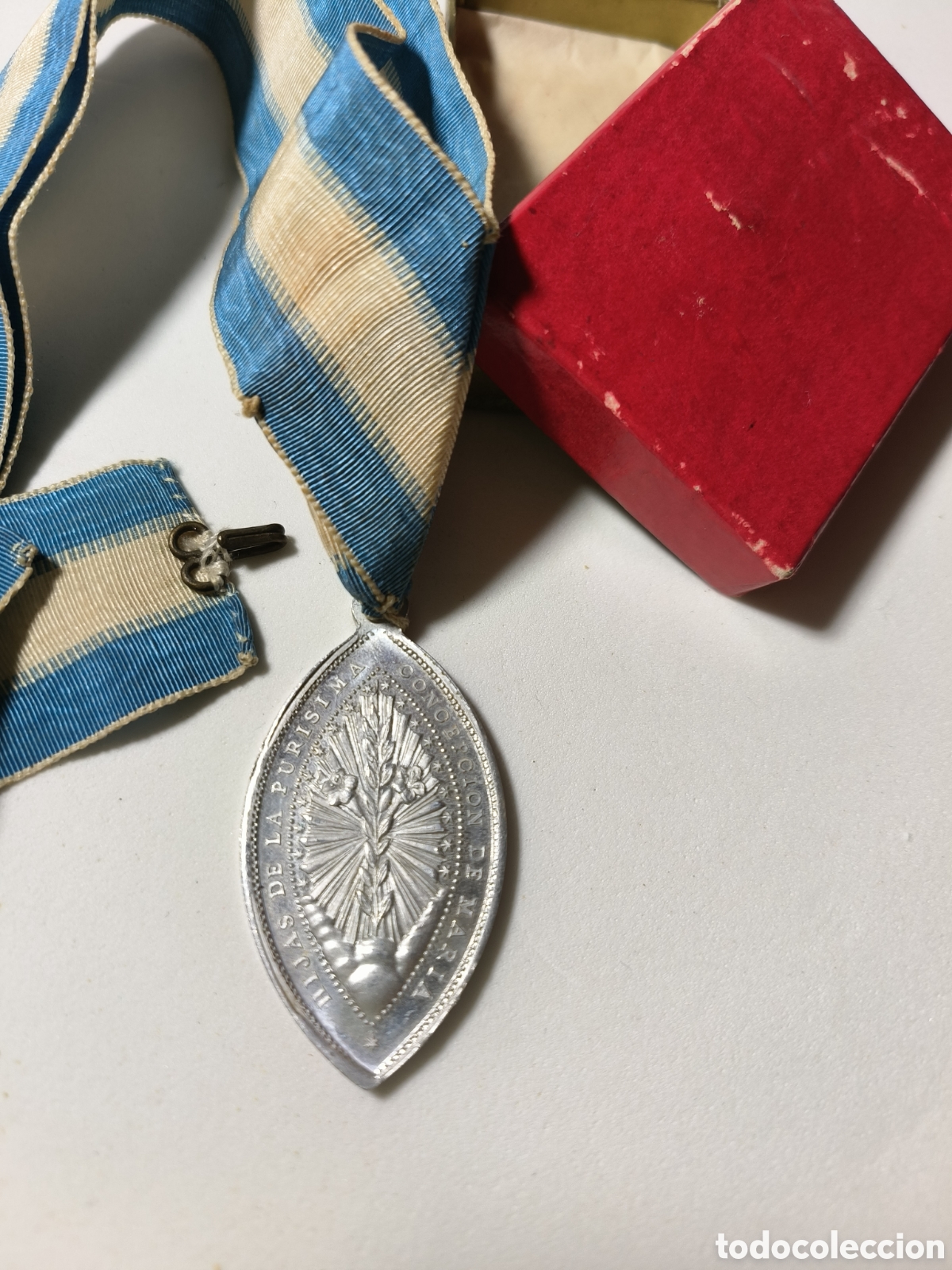 Antig&uuml;edades: Medalla de La Virgen Pur&iacute;sima - Foto 3
