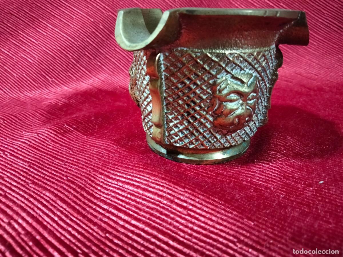 Antig&uuml;edades: mortero de bronce macizo - Foto 3