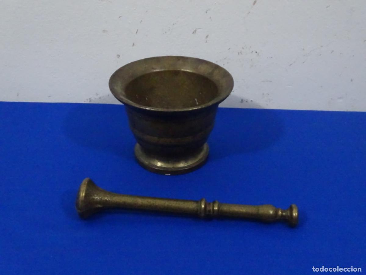 Antig&uuml;edades: ANTIGUO MORTERO BRONCE LISO. - Foto 2