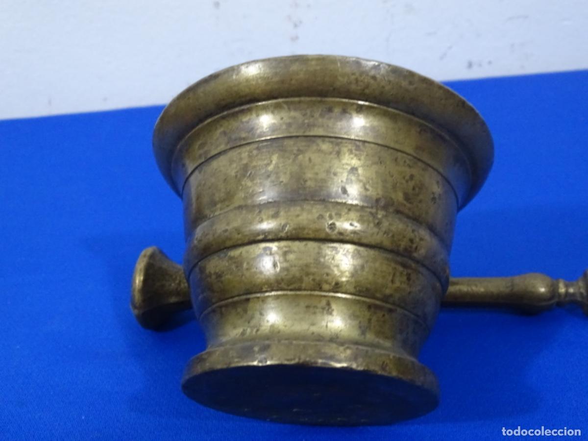 Antig&uuml;edades: ANTIGUO MORTERO BRONCE LISO. - Foto 3